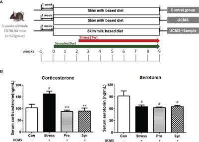 A Synbiotic Combination of Lactobacillus gasseri 505 and Cudrania tricuspidata Leaf Extract Prevents Stress-Induced Testicular Dysfunction in Mice